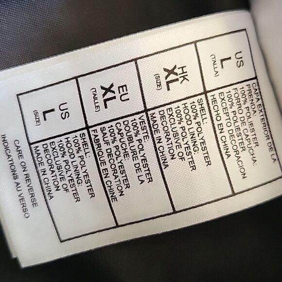 WALT DISNEY WORLD MICKEY MOUSE BLACK WHITE LIGHTWEIGHT SOUVENIR JACKET L LARGE - Picture 12 of 12